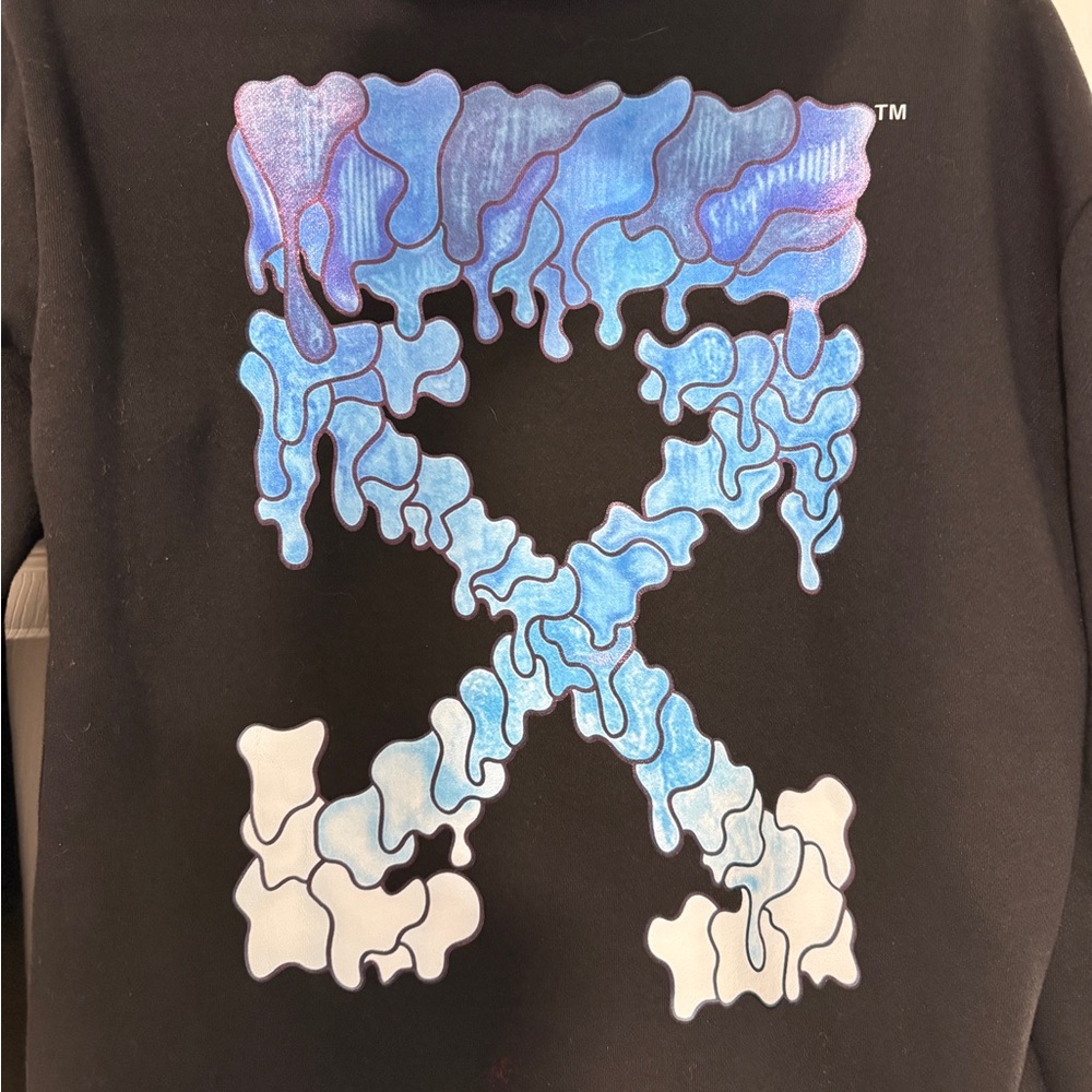 Off-White Black Cotton Sweatshirt